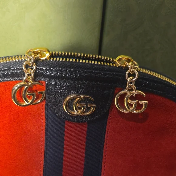 Gucci Red and Black Crossbody Bag - Picture 7 of 14